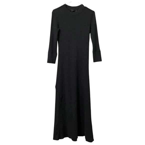 Theory Black Midi sweater dress - Picture 3 of 11